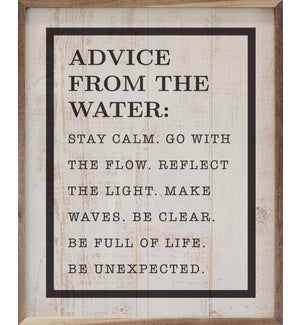 Advice From The Water Border Whitewash